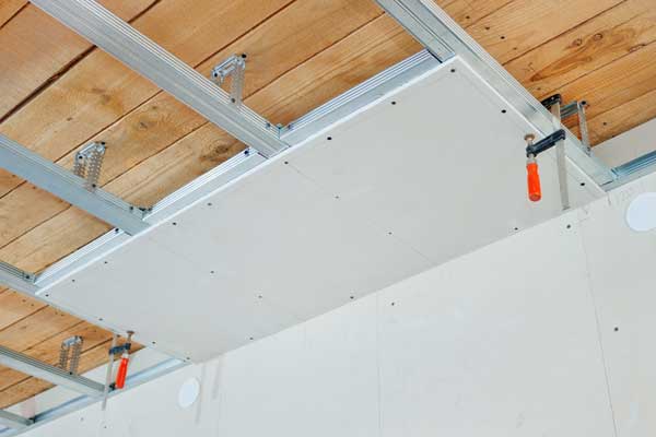 Faux plafond en placo