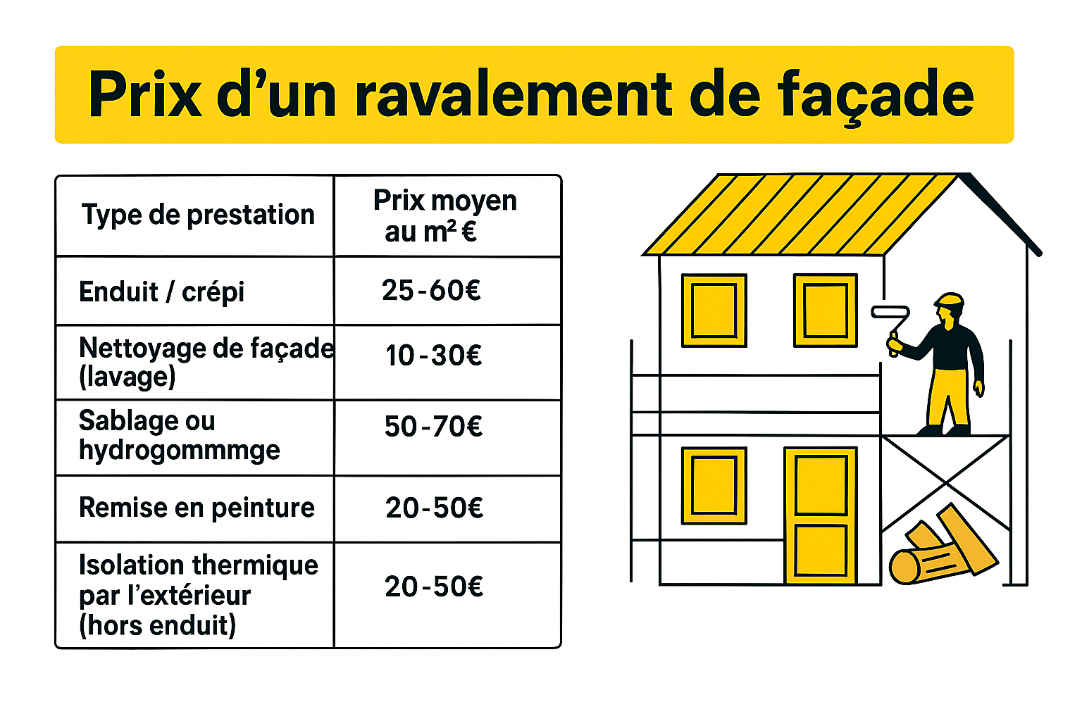Prix Ravalement Facade Maison 120m2null