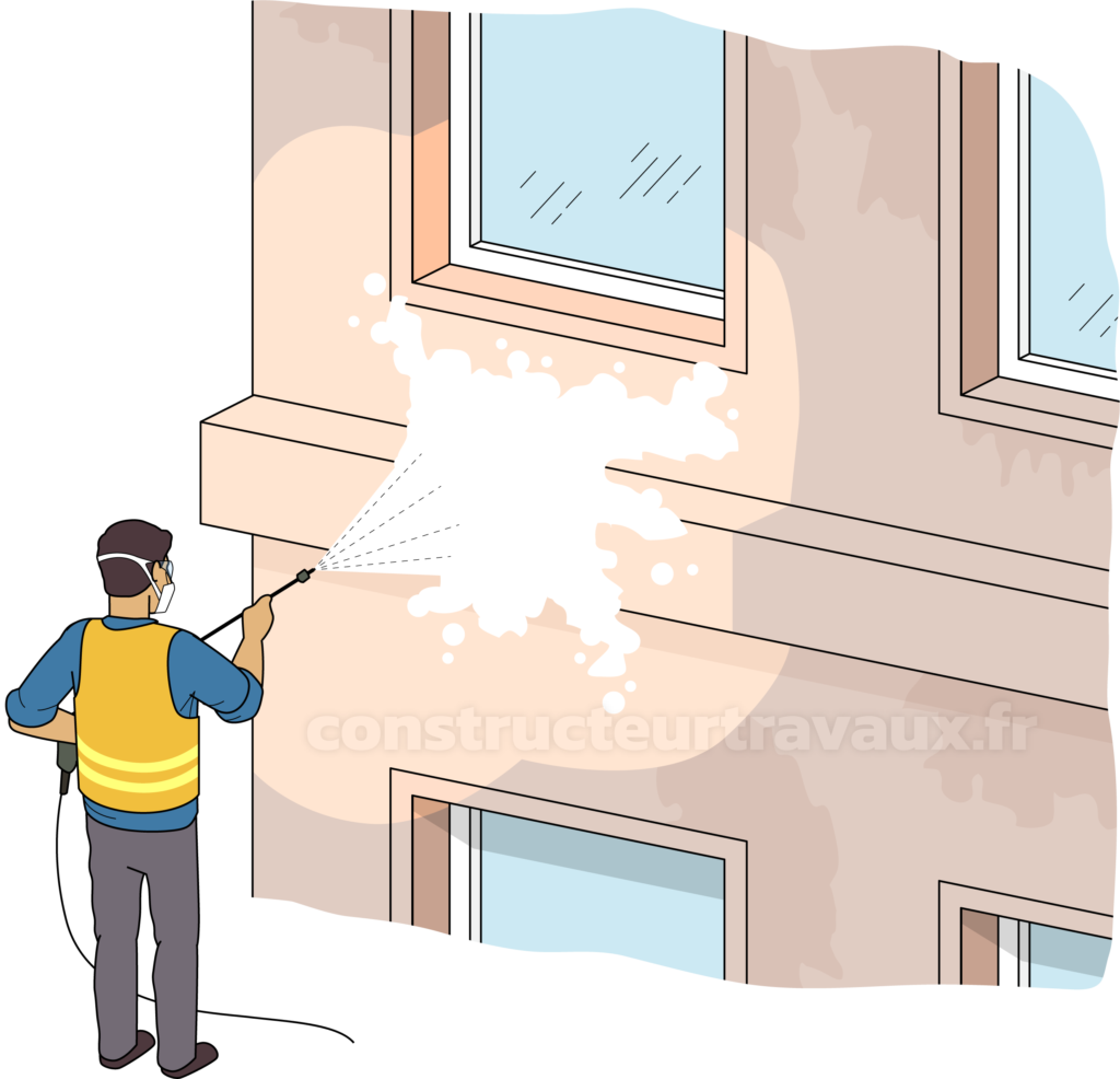 Nettoyage de la façade à vapeur: prix et exemples